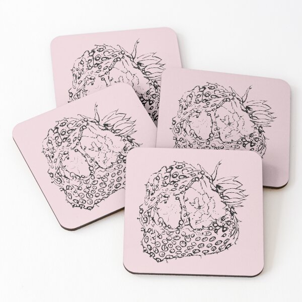 Item preview, Strawberry Snail Snack - (#EED4D9) designed and sold by The Stippler Process.