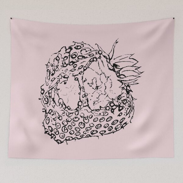 Item preview, Strawberry Snail Snack - (#EED4D9) designed and sold by The Stippler Process.