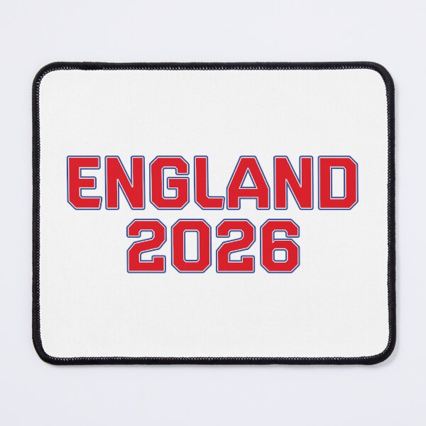 Item preview, England 2026 World Cup (Red with White & Blue Outline) designed and sold by STUDIO-72.