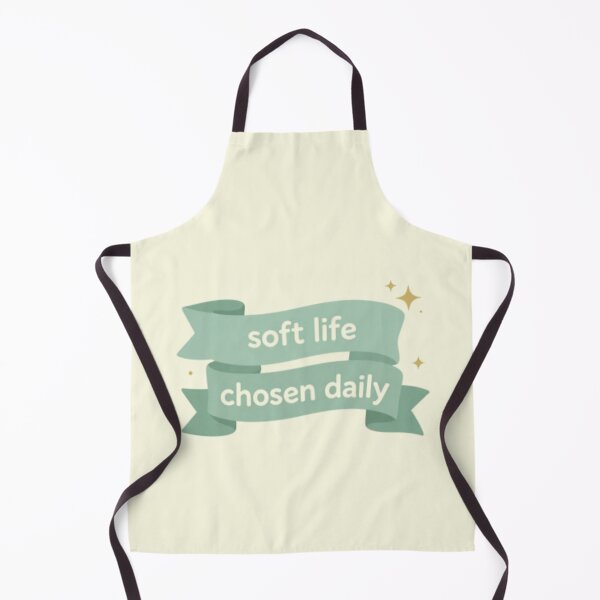 Item preview, Soft Life Chosen Daily – Cozy Mindfulness Lifestyle Quote Art designed and sold by CosmicQuietLab.