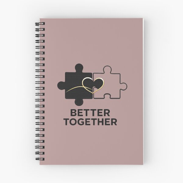 Item preview, Better Together Romantic Couple Quote Design designed and sold by JagrDesigns.