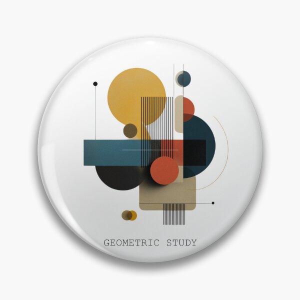 Item preview, Geometric Balance | Bauhaus Inspired Mid-Century Modern Abstract Art designed and sold by Cutie Galore.