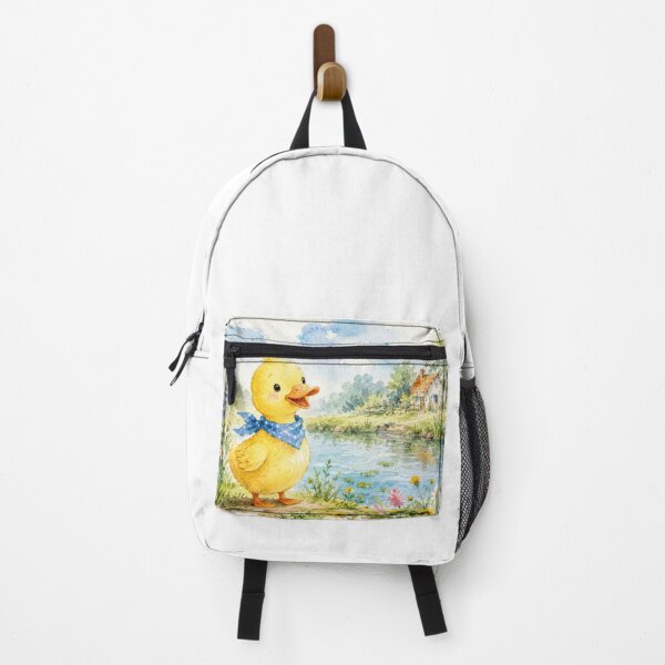 Item preview, #quack Watercolor Duck by the Pond designed and sold by konkapo00.