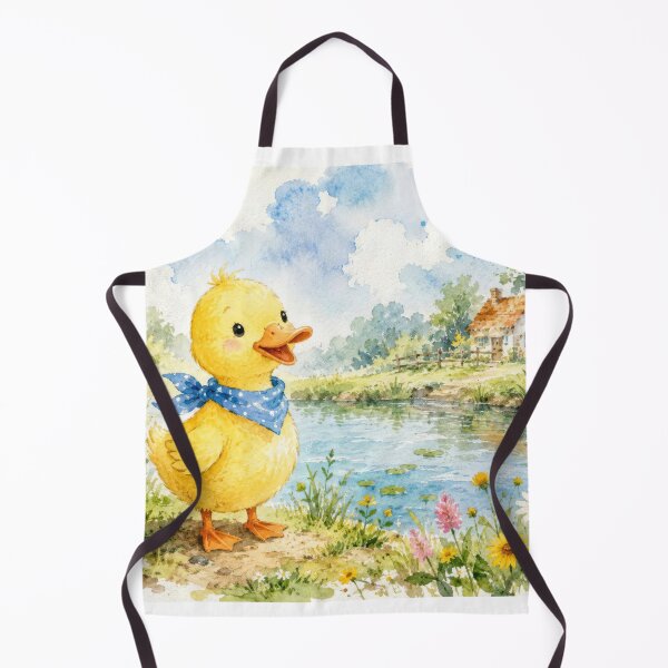 Item preview, #quack Watercolor Duck by the Pond designed and sold by konkapo00.