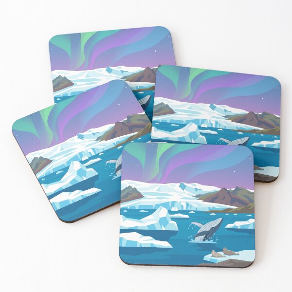 Item preview, Iceland Travel Poster designed and sold by cocakoki.