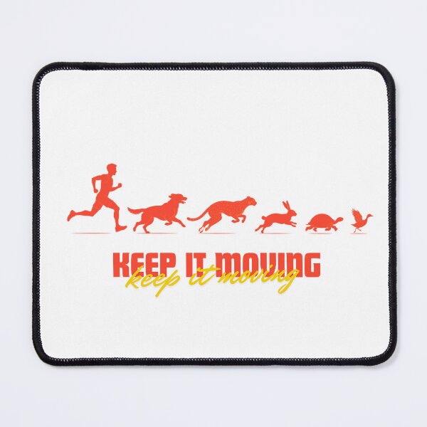 Item preview, Keep It Moving (Running) designed and sold by RunningWhiskers.