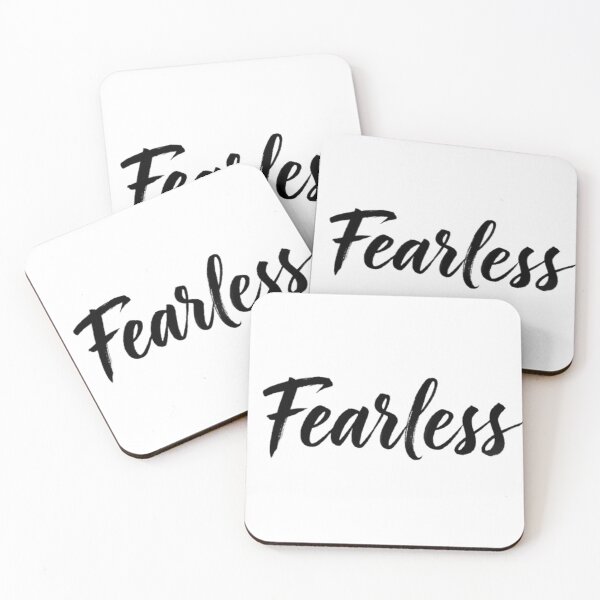 Item preview, Fearless Bold Calligraphy Typography Art designed and sold by WonderDokkan.