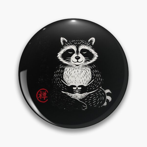 Item preview, Raccoon Wisdom Kanji designed and sold by SiarheiYur.