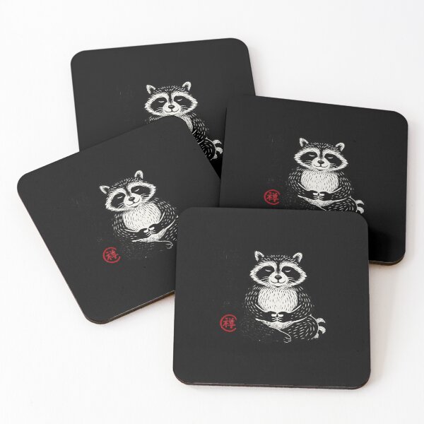 Item preview, Raccoon Wisdom Kanji designed and sold by SiarheiYur.