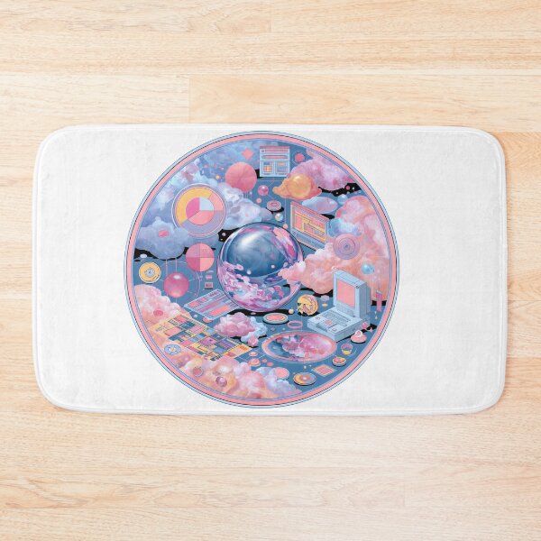 Item preview, Wall Art - Postcard - T-shirt -Cosmic Data Dreamscape designed and sold by ForeverPrintsOK.