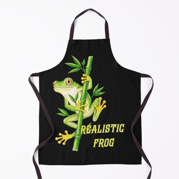 Item preview, Realistic Green Tree Frog - Watercolor Bamboo Nature Logo designed and sold by fit-and-fine26.