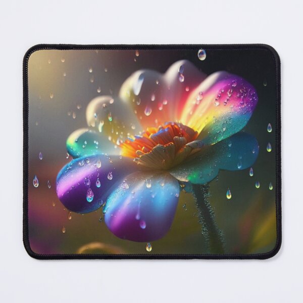 Item preview, Rainbow Petals in Morning Rain designed and sold by Glowing-Pieces.