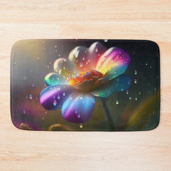 Item preview, Rainbow Petals in Morning Rain designed and sold by Glowing-Pieces.