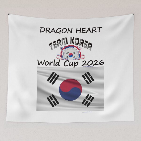 Item preview, Korea Fan T‑Shirt world Soccer Cup 2026 Dragon outfit designed and sold by cabevo.
