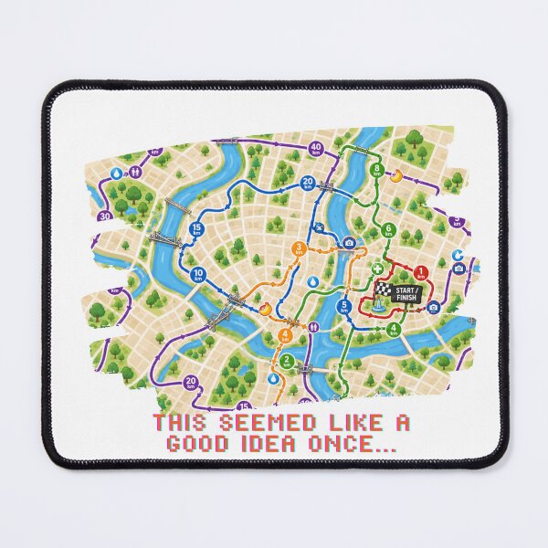 Item preview, Marathon Seemed Like a Good Idea Once (Running) designed and sold by RunningWhiskers.