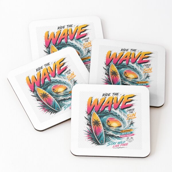 Item preview, Ride the Wave – Tropical Sunset Surf Streetwear designed and sold by AchraffPrint.