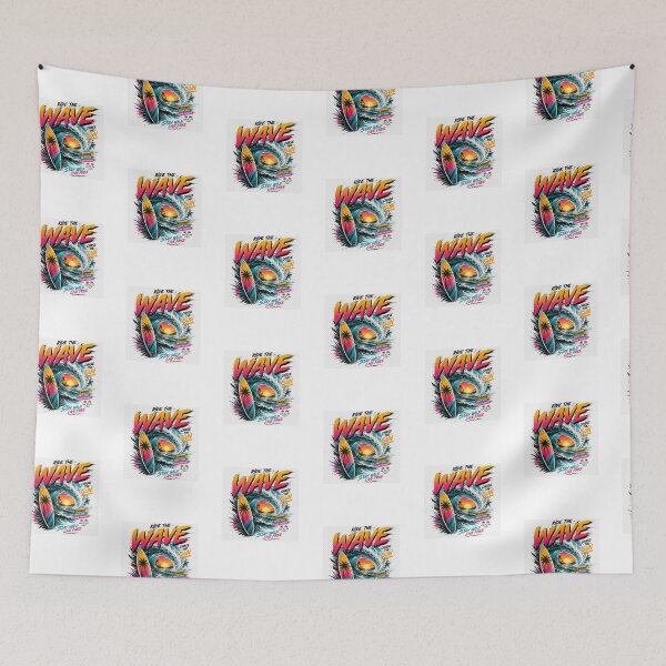 Item preview, Ride the Wave – Tropical Sunset Surf Streetwear designed and sold by AchraffPrint.