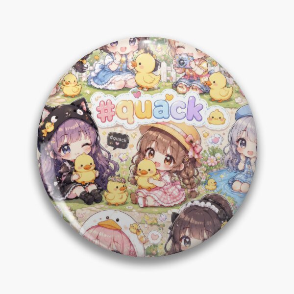 Item preview, Cute Chibi Girls and Quack Duck Friends designed and sold by konkapo00.