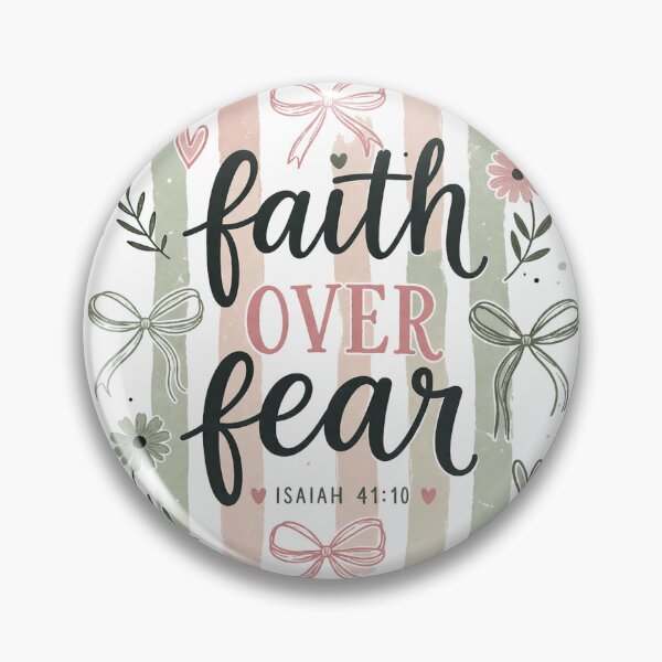 Item preview, Faith over fear, Isaiah designed and sold by Tiny-Love ⭐⭐⭐⭐⭐.