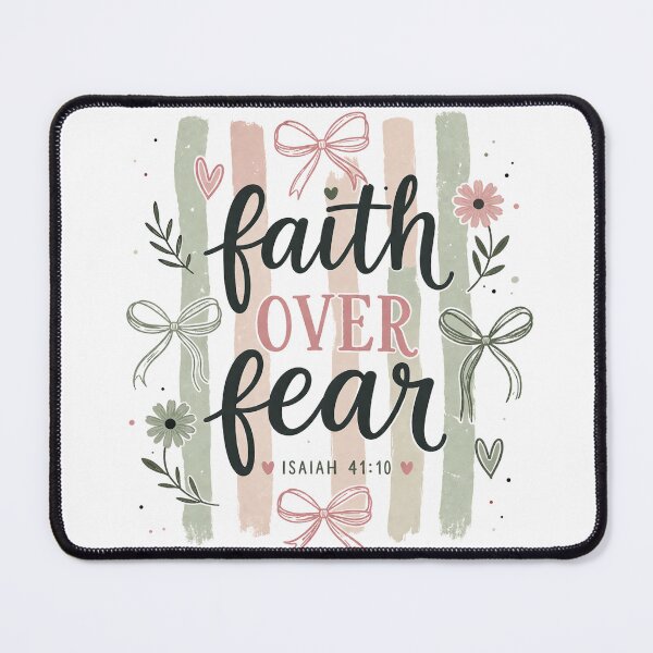 Item preview, Faith over fear, Isaiah designed and sold by Tiny-Love ⭐⭐⭐⭐⭐.