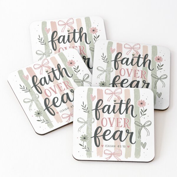 Item preview, Faith over fear, Isaiah designed and sold by Tiny-Love ⭐⭐⭐⭐⭐.