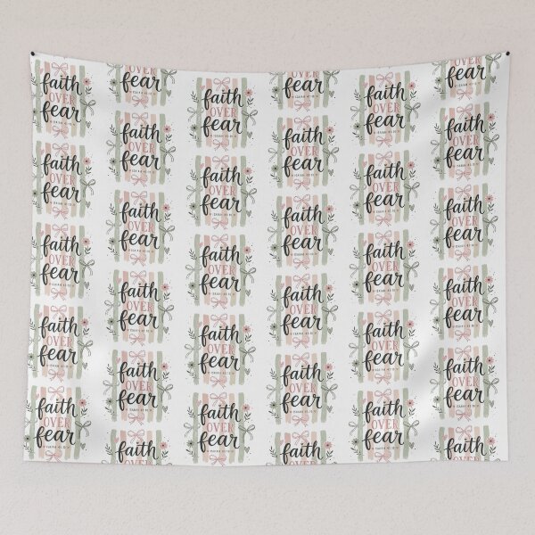 Item preview, Faith over fear, Isaiah designed and sold by Tiny-Love ⭐⭐⭐⭐⭐.