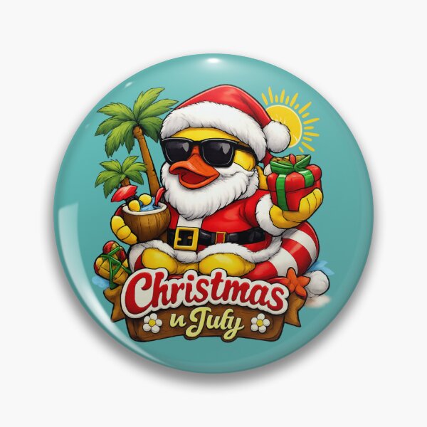 Item preview, Santa Duck Christmas In July designed and sold by BROHLine Studio.