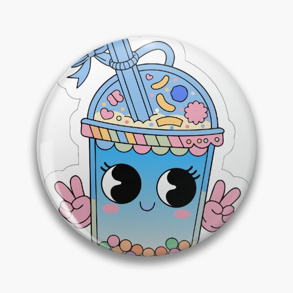 Item preview, Cute Boba Tea Sticker designed and sold by inkfusionhub99.