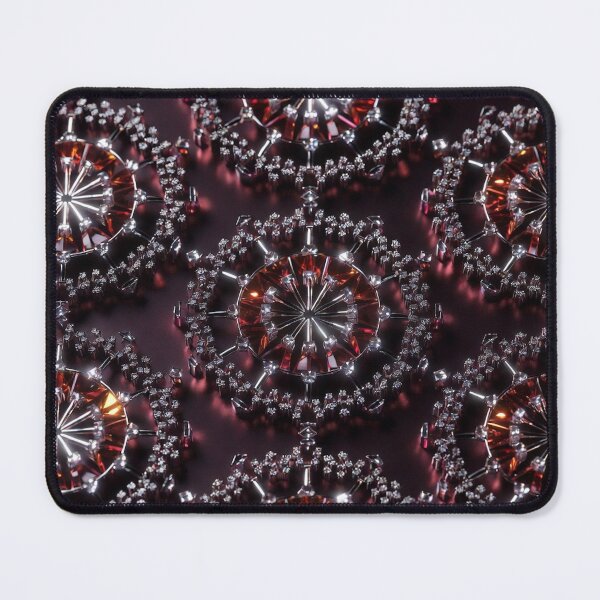 Item preview, Maroon Bronze Mandala Gear Pattern designed and sold by IntelliMindDesigns.