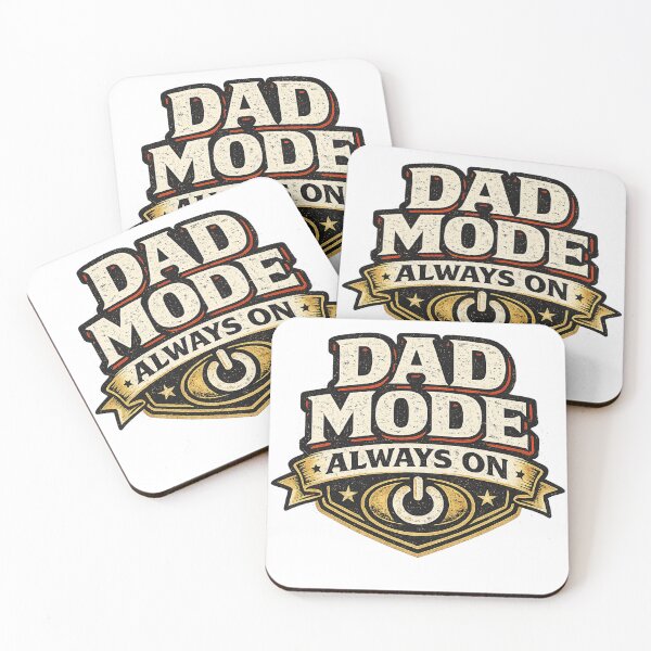 Item preview, Dad Mode Always On Vintage Badge designed and sold by ubeyeart.