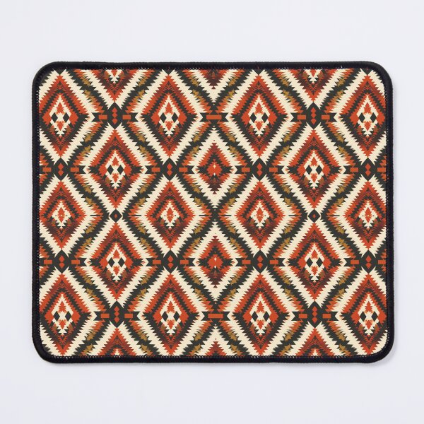 Item preview, Bold African Geometric Pattern — Seamless Tribal Diamond Print in Red Black and Cream designed and sold by RachaelSam.