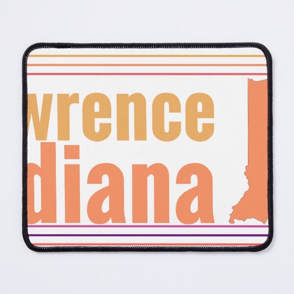 Item preview, Lawrence Indiana City Marked On Map designed and sold by TheIconSmith.