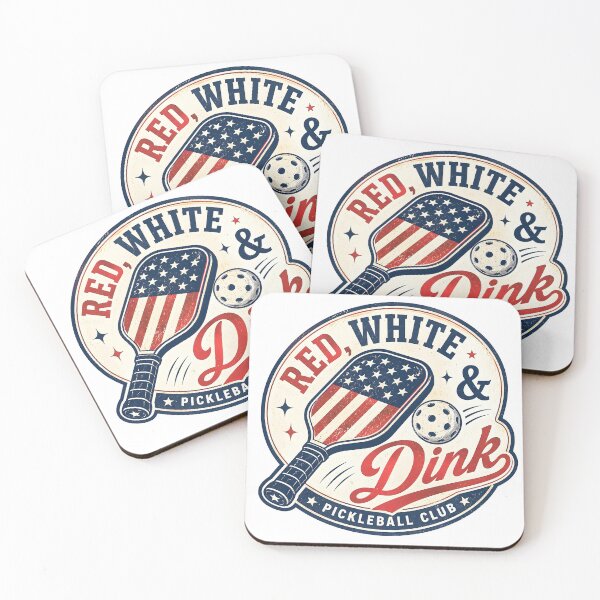 Item preview, Red White And Dink Patriotic Pickleball Club Graphic designed and sold by Craft Design Alchemy.
