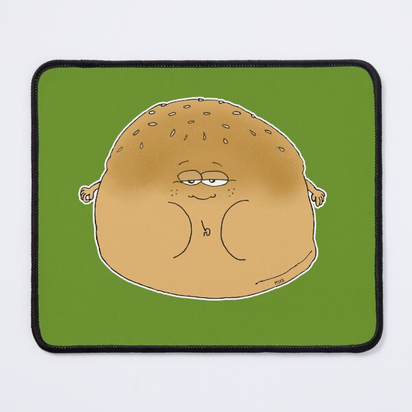 Item preview, Funny Burger Bun Sticker – Carbs Lover Gift Funny Foodie Mug Art designed and sold by MyxaART.