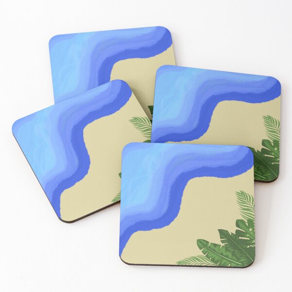 Item preview, Minimalist Tropical Beach Watercolor Abstract Home Decor designed and sold by Art IN Pack.