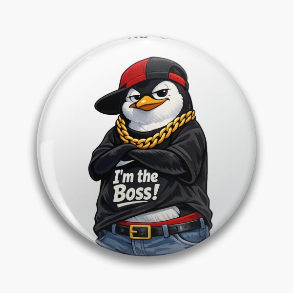 Item preview, Chillin' Like a Villain – Funny Gangster Penguin Rap Design designed and sold by Rolta.