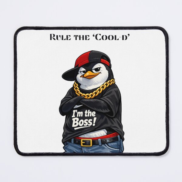 Item preview, Chillin' Like a Villain – Funny Gangster Penguin Rap Design designed and sold by Rolta.