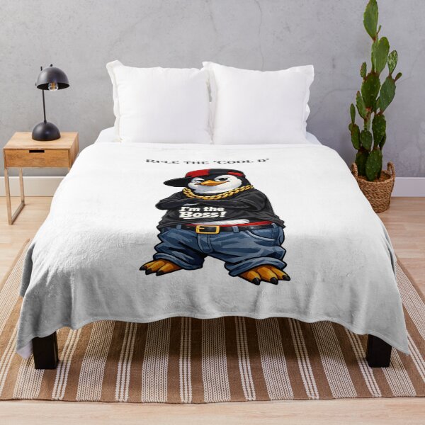 Item preview, Chillin' Like a Villain – Funny Gangster Penguin Rap Design designed and sold by Rolta.