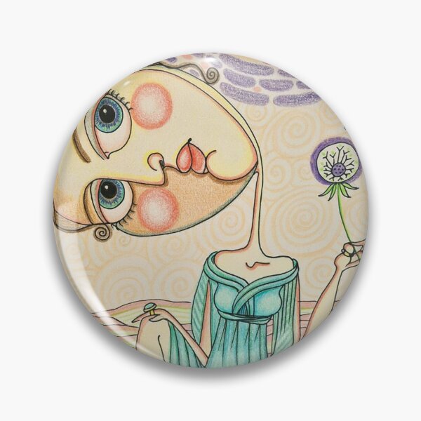 Item preview, woman with a flower designed and sold by Risunkite.