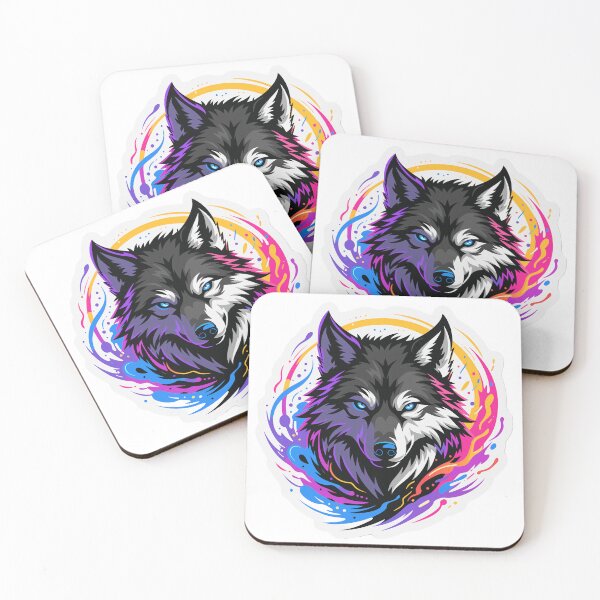 Item preview, Wolf Spirit Sticker designed and sold by inkfusionhub99.