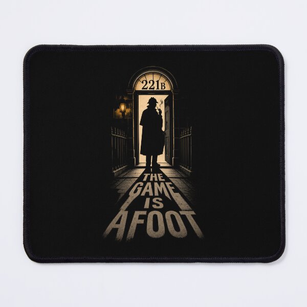 Item preview, The Game Is Afoot 221B Baker Street Doorway Shadow Art designed and sold by Fenay Designs.