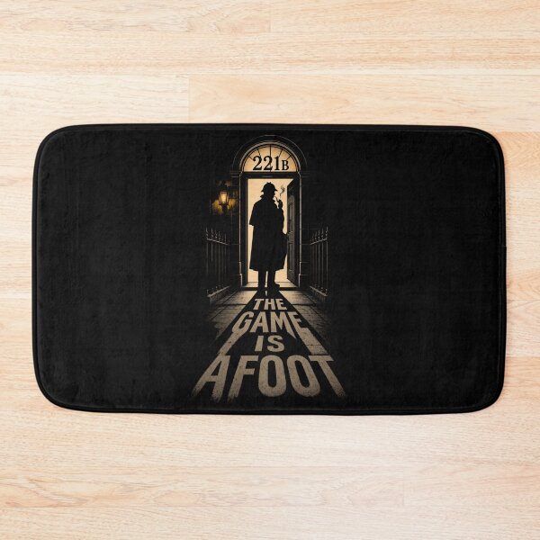 Item preview, The Game Is Afoot 221B Baker Street Doorway Shadow Art designed and sold by Fenay Designs.