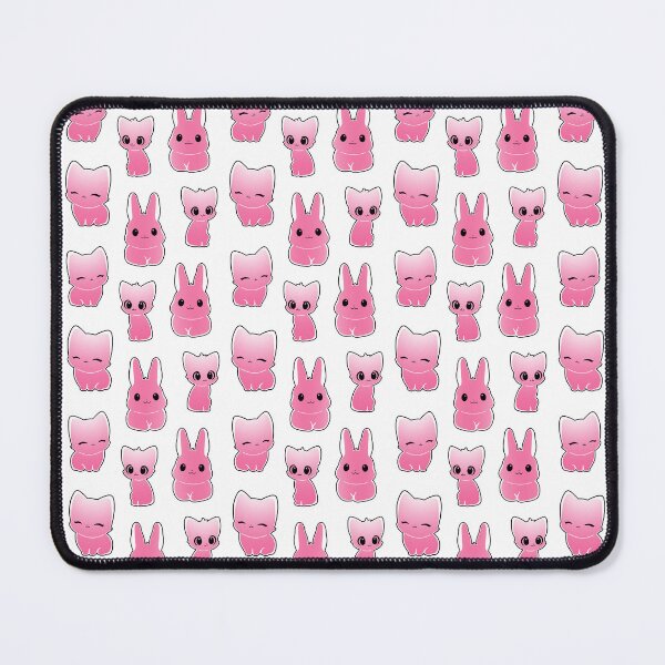 Item preview, Kitten and bunny pattern designed and sold by Andrew Shishkin.