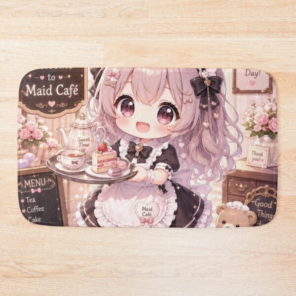 Item preview, Cute Chibi Maid Cafe Girl designed and sold by konkapo00.