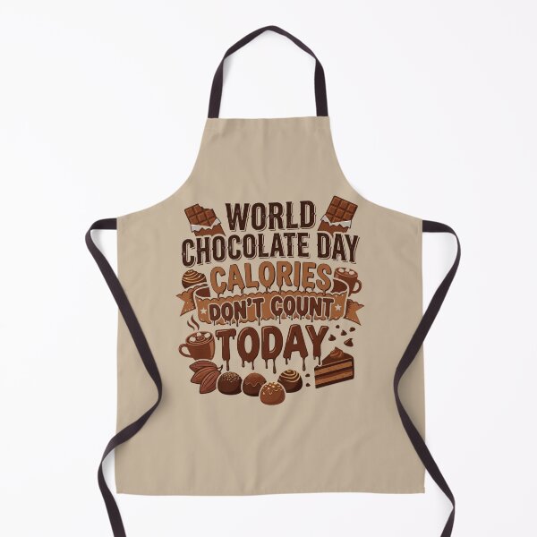 Item preview, Funny World Chocolate Day Shirt For Chocolate Lovers – Calories Don't Count Today Sweet Dessert Humor Gift designed and sold by Im-Ara.