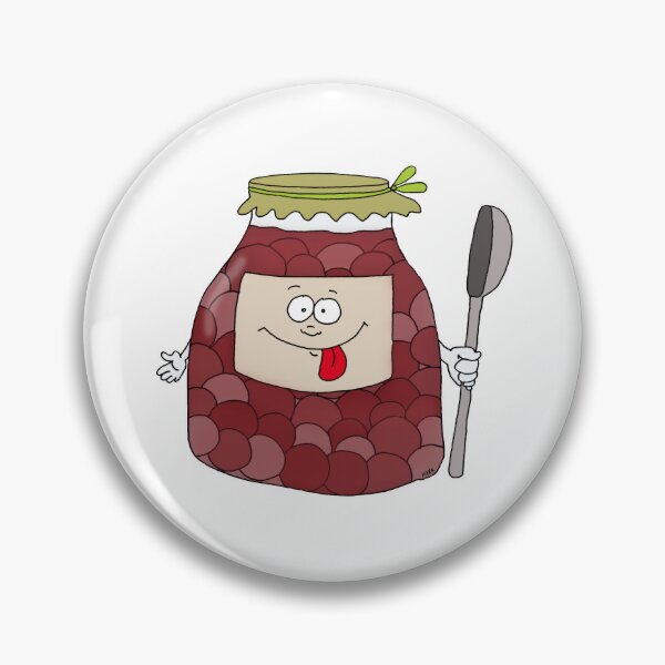 Item preview, Funny Jam Jar Sticker – Sweet Tooth Gift Cute Berry Foodie Mug Art designed and sold by MyxaART.