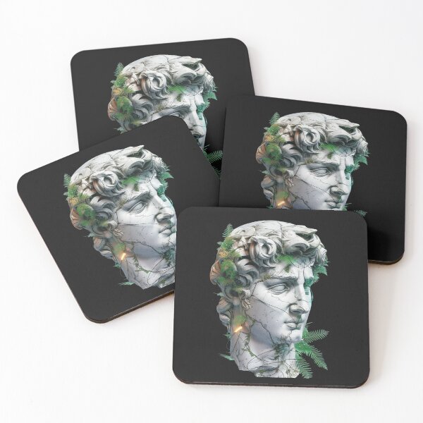 Item preview, Cracked Statue Head Classical Ruins & Nature designed and sold by BoxofMoments.