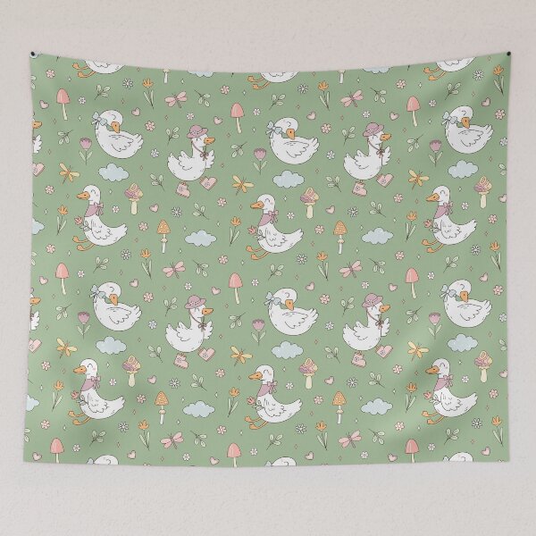 Item preview, Coquette Silly Goose Pattern designed and sold by Julza Art.