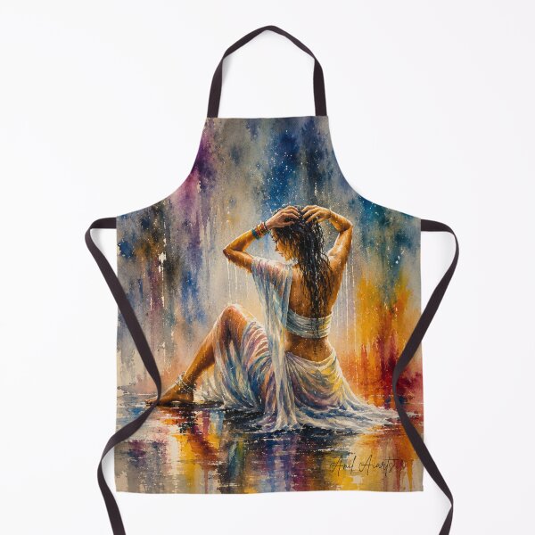 Item preview, Enjoying Rain in the Monsoon in Water color designed and sold by AcmsArtShop.