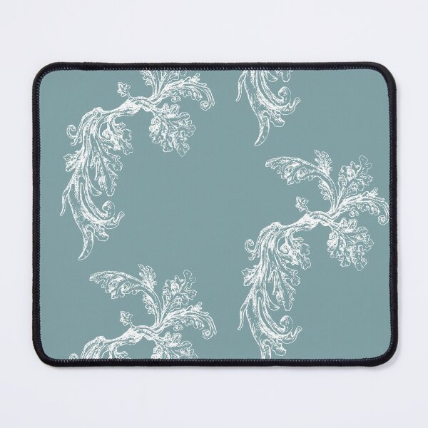 Item preview, white floral ornament designed and sold by JustasVebra.
